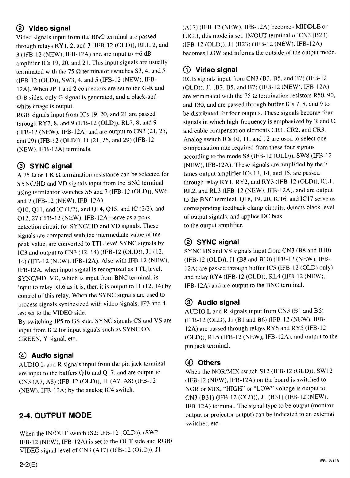org Sony IFB-12 desc2.JPG